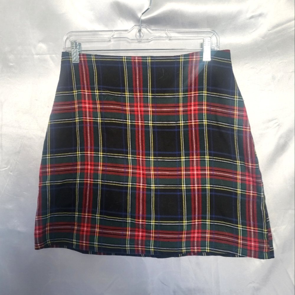 Adorable Plaid Mini Skirt